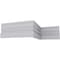 Ekena Millwork Chair Rail, Urethane, 94-1/2 in L, 4 in H, Factory Primed MLD04X00OS - alternate 6
